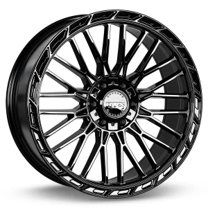 RTX Wheels – Vice – Black – 20″x9″ 18mm – All weather Wheels – 083472